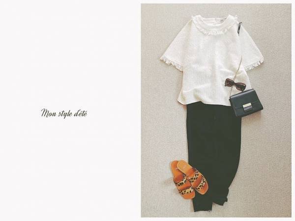 ZARAのツイードトップスは４桁プライスで上品見え！　パリジェンヌスタイルもお手のもの