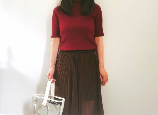 ZARAのガウチョパンツは、旬配色でおしゃれ偏差値高めのコーデに