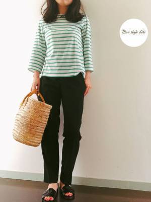 ZARAの４桁プライスサンダルが買い！　ボーダーと合わせてパリジェンヌコーデ