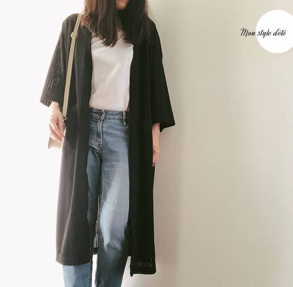 GUのリブガウンがコスパ最強！　羽織るだけで旬な着こなしに