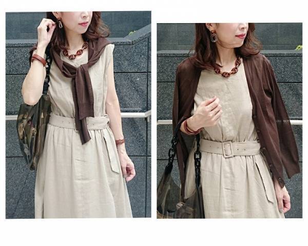 「それ、どこの？」と必ず聞かれる。ローリーズファームのU5000円ワンピース