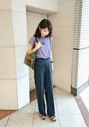 マイナス３kg見せも叶う!?　本命パンツはジャストウエストのセミワイド