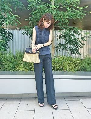 マイナス３kg見せも叶う!?　本命パンツはジャストウエストのセミワイド