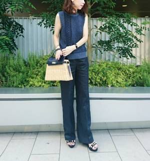 マイナス３kg見せも叶う!?　本命パンツはジャストウエストのセミワイド