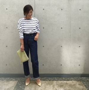 GUボーダーTが買い！　1490円で今旬のフェミニンカジュアル