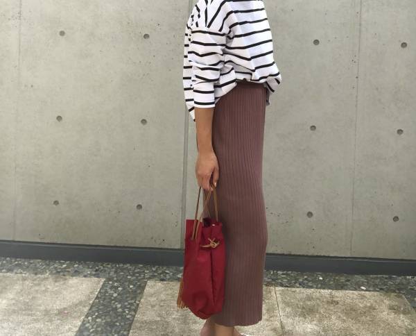 GUボーダーTが買い！　1490円で今旬のフェミニンカジュアル