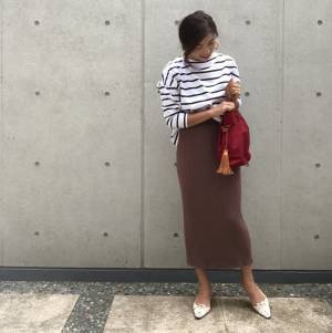 GUボーダーTが買い！　1490円で今旬のフェミニンカジュアル