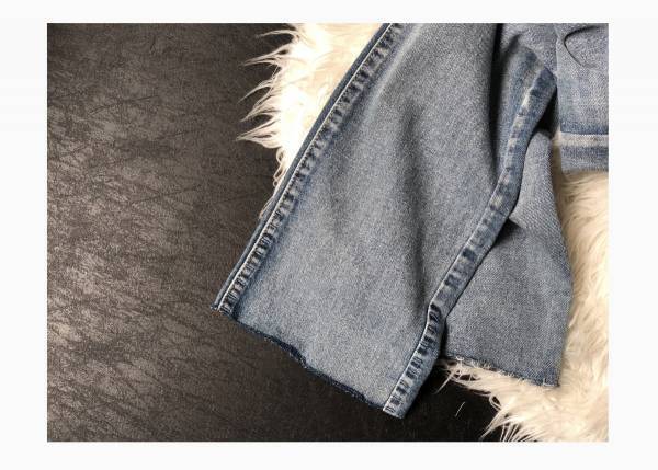 しまむらのセルフカットデニムが買い！　1900円で上品カジュアルコーデ