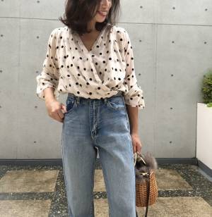 しまむらのセルフカットデニムが買い！　1900円で上品カジュアルコーデ