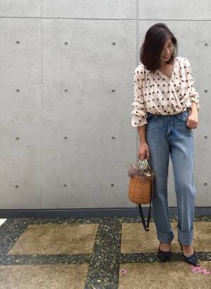 しまむらのセルフカットデニムが買い！　1900円で上品カジュアルコーデ