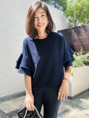 フラットシューズでもスタイルアップ！　黄金バランスの３つのコツ