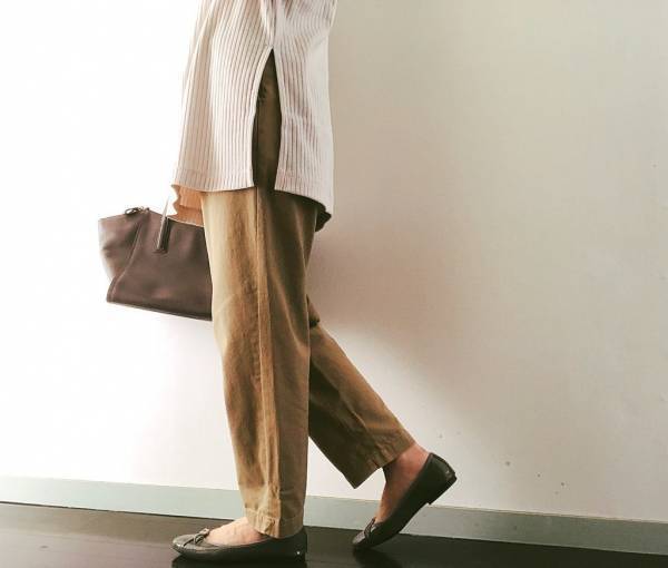 UNIQLOのリブチュニック1500円が優秀！　大人の同系色ブレンドコーデ