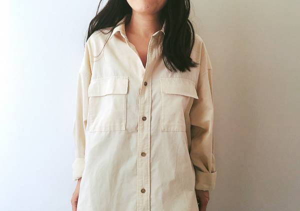 GUのコーデュロイシャツ1990円が優秀！　オーバーサイズで大人の秋コーデ