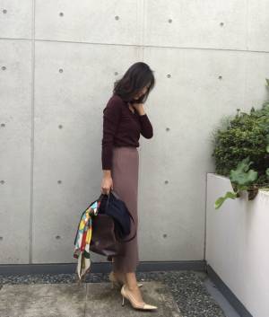 UNIQLO“神ニット”とGUボトムスで旬のグラデコーデ