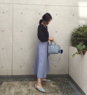 UNIQLO“神ニット”とGUボトムスで旬のグラデコーデ