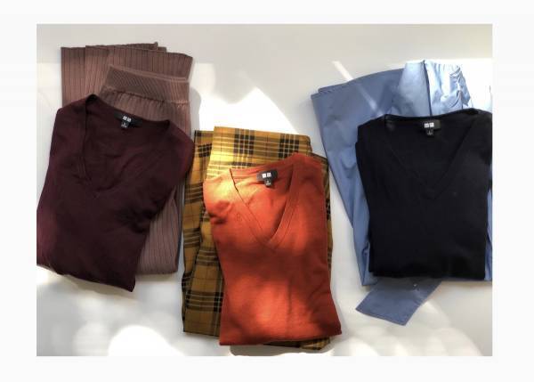 UNIQLO“神ニット”とGUボトムスで旬のグラデコーデ