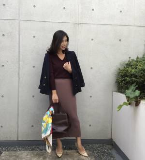 UNIQLO“神ニット”とGUボトムスで旬のグラデコーデ