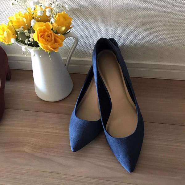 GU＆UNIQLOパンプス活用術。大人コーデにはネイビーとブラウンがあればいい