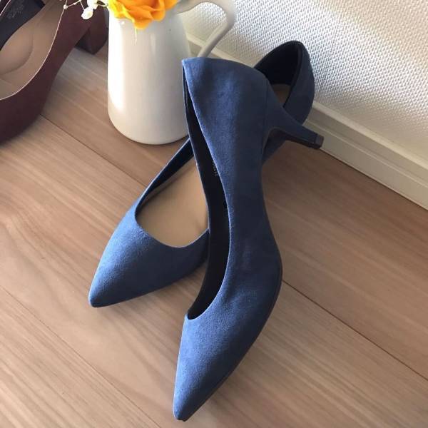 GU＆UNIQLOパンプス活用術。大人コーデにはネイビーとブラウンがあればいい