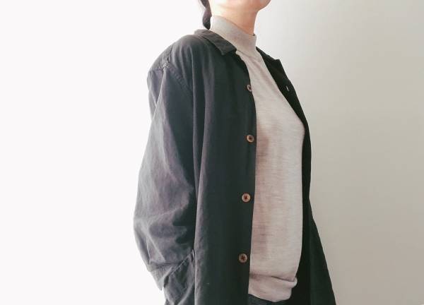 無印良品の2990円優秀セーター。上品シルエットでレイヤードも完璧！