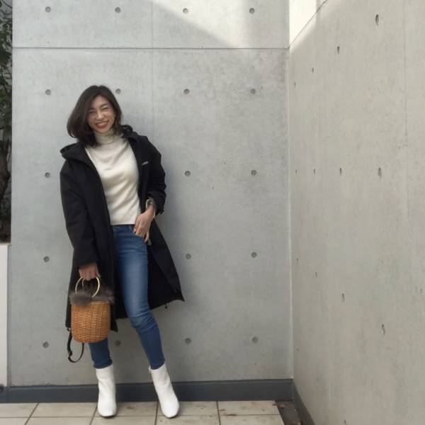 GUブーツでフェミニンorカジュアルな初詣コーデ。暖かさ、安定感もばっちり！