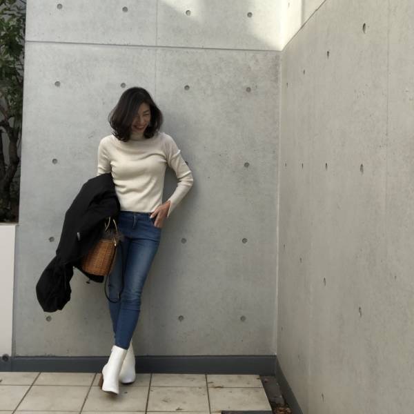 GUブーツでフェミニンorカジュアルな初詣コーデ。暖かさ、安定感もばっちり！