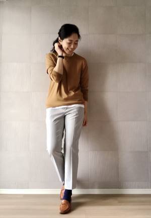 UNIQLOアンクルパンツで、動きやすい＆洗いやすい＆きちんと見えの帰省コーデ
