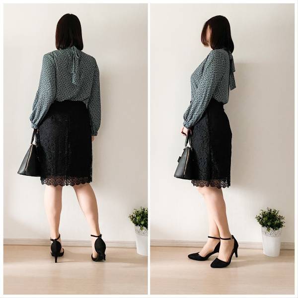 990円とは思えない！ GU２WAYボウタイブラウスは着まわし力抜群