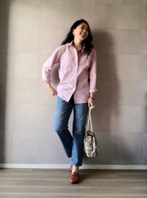 GUハイウエストストレートジーンズが優秀！　大人のリラックスカジュアルに◎