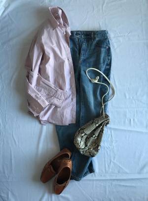 GUハイウエストストレートジーンズが優秀！　大人のリラックスカジュアルに◎