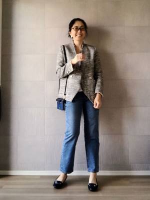 GUハイウエストストレートジーンズが優秀！　大人のリラックスカジュアルに◎