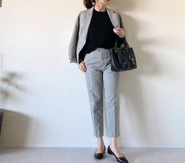 UNIQLO×イネスの簡単こなれセットアップ。大人女性におすすめ！