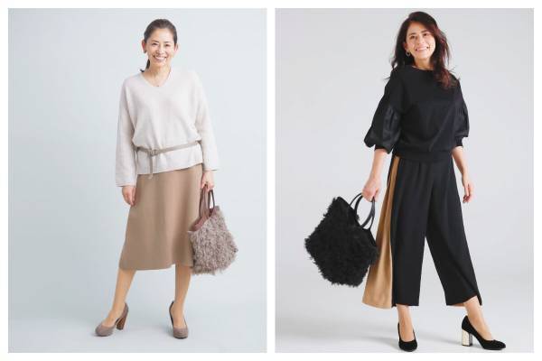 ベージュカラーが旬！　大人の柔らかフェミニンコーデ６選