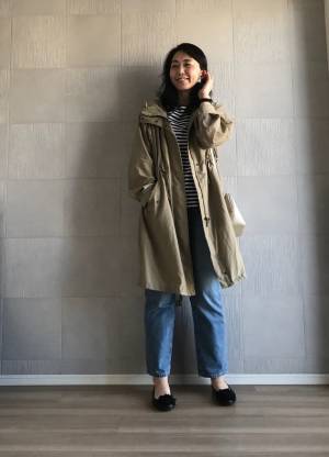 GUの神デニム！「ハイウエストストレートジーンズ」で春のカジュアル着まわしコーデ