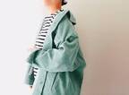 ZARAのグリーンジャケットU3000！　１点投入で旬の大人コーデに