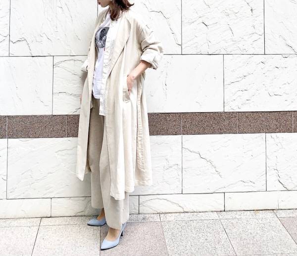 GU「マシュマロハイヒールパンプス」のパステルカラーが大人の春コーデに使える。