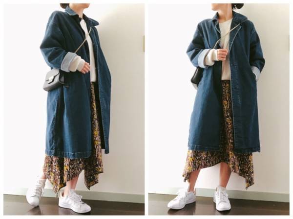 無印良品で見つけた４桁春アウター！ デニムコートで大人の着こなし