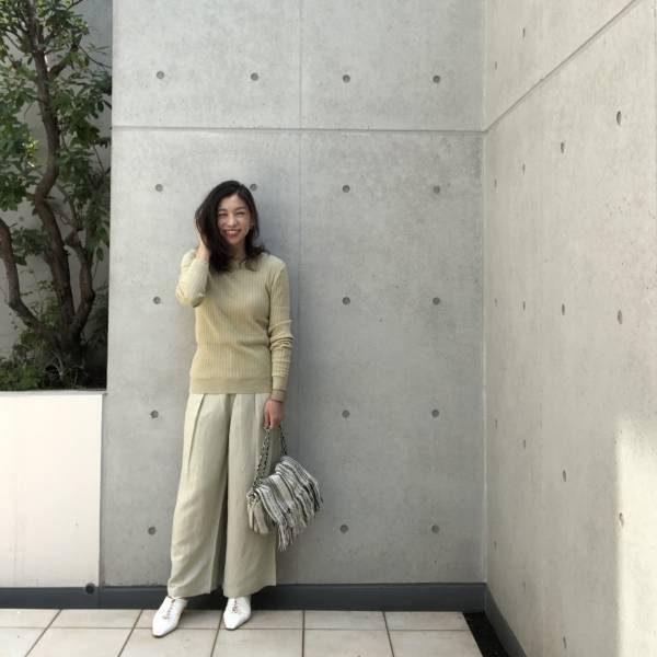 GU定番人気「リネンブレンドワイドパンツ」でヘルシー＆上品コーデ