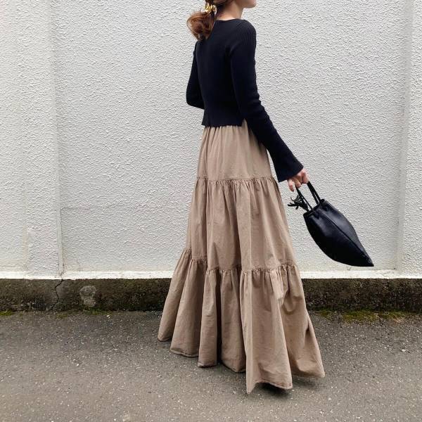 やっぱりマキシ丈が好き！ 大人のおしゃれなカジュアルコーデ術