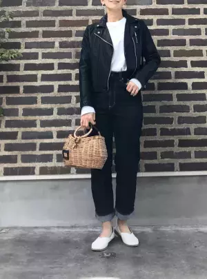 GU“神デニム”×しまむらTシャツの王道コーデをおしゃれに進化！