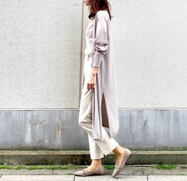 着回し力抜群の【UNIQLO】UVカットスリットロングカーディガン