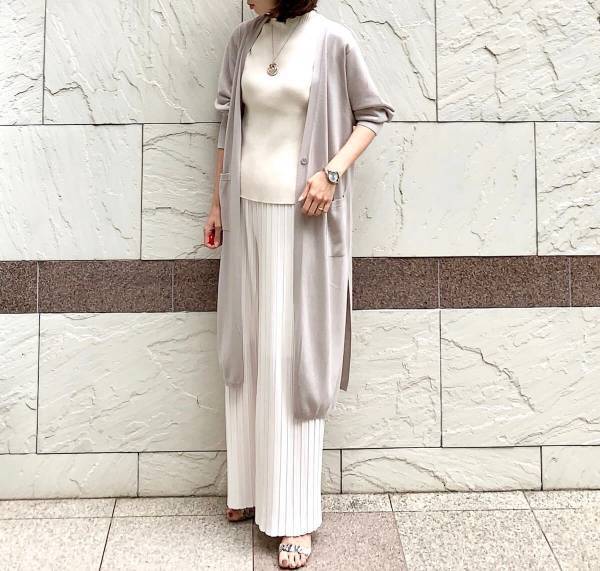 着回し力抜群の【UNIQLO】UVカットスリットロングカーディガン