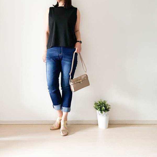 【UNIQLO】ノースリーブならクレープジャージーTが断然おすすめ！