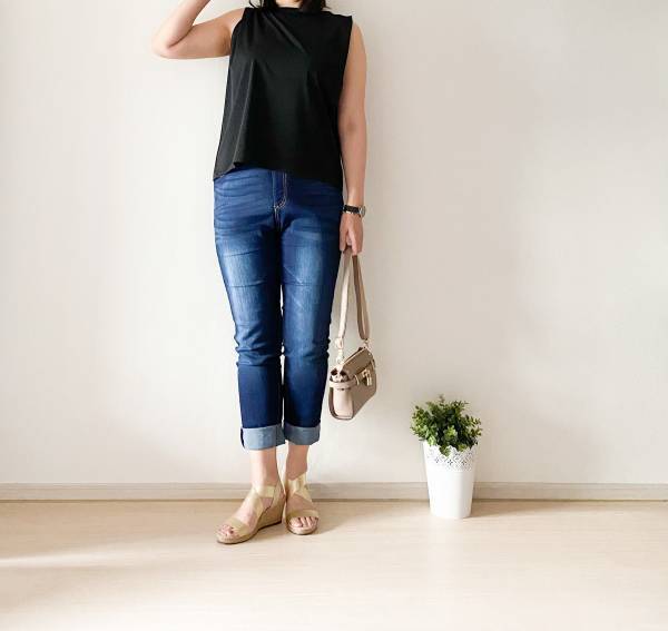 【UNIQLO】ノースリーブならクレープジャージーTが断然おすすめ！