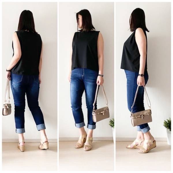 【UNIQLO】ノースリーブならクレープジャージーTが断然おすすめ！