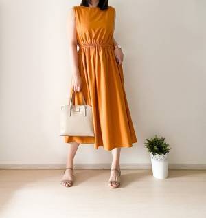 GU細見えワンピが買い！ 1290円で叶える初夏の大人コーデ