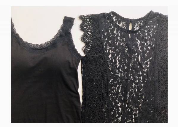 【GU1490円】レースデザインTが最強大人フェミニン！