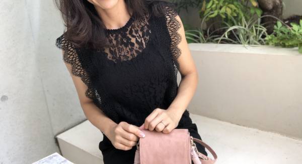 【GU1490円】レースデザインTが最強大人フェミニン！