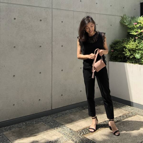 【GU1490円】レースデザインTが最強大人フェミニン！