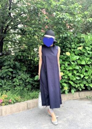 夏はシャツワンピースとマキシ丈ワンピースが気分